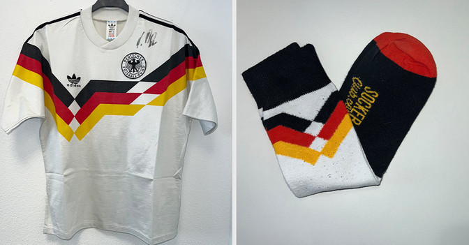 Andi Brehme DFB Trikot   Andi Brehme DFB Trikot