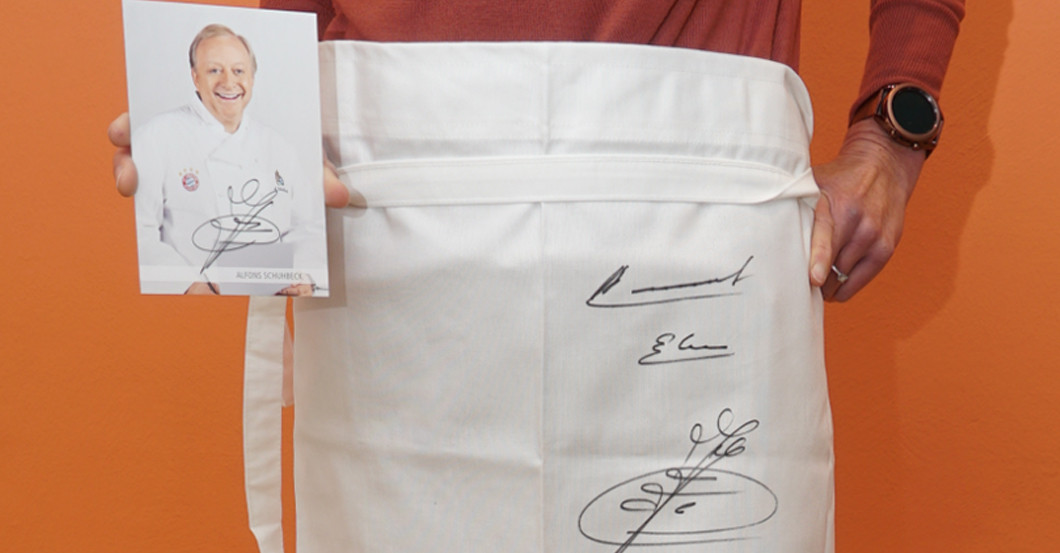 Schürze Alfons Schuhbeck   Schürze Alfons Schuhbeck