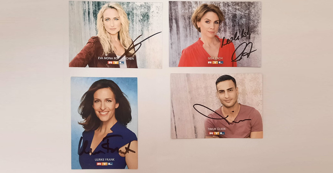 Autogrammkarten GZSZ    Autogrammkarten GZSZ