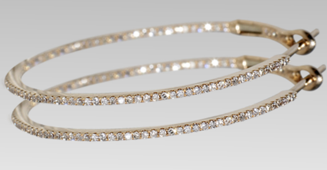 Diamant Creolen    Diamant Creolen