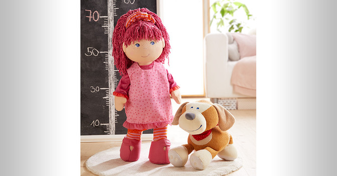 Puppe Lilli & Hund Leo   Puppe Lilli & Hund Leo