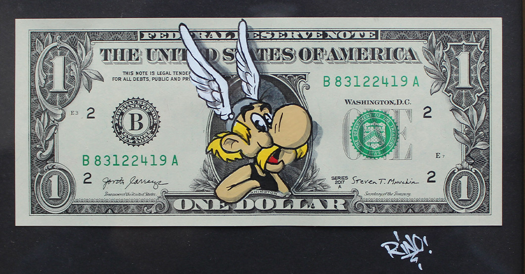  Dollar Kunstwerk Asterix 