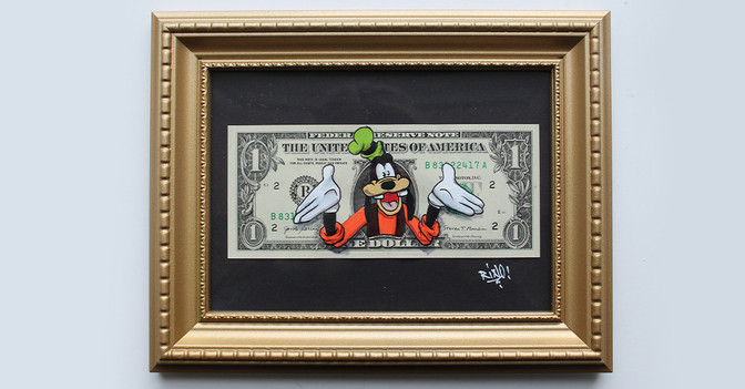 Dollar Kunstwerk Goofy   Dollar Kunstwerk Goofy