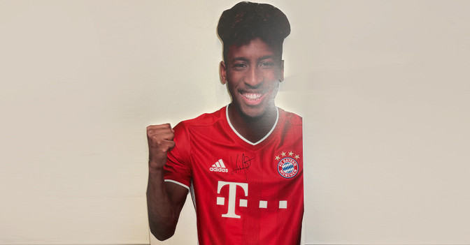 FCB Aufsteller Coman   FCB Aufsteller Coman