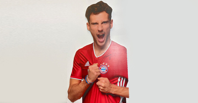 FCB Aufsteller Goretzka   FCB Aufsteller Goretzka