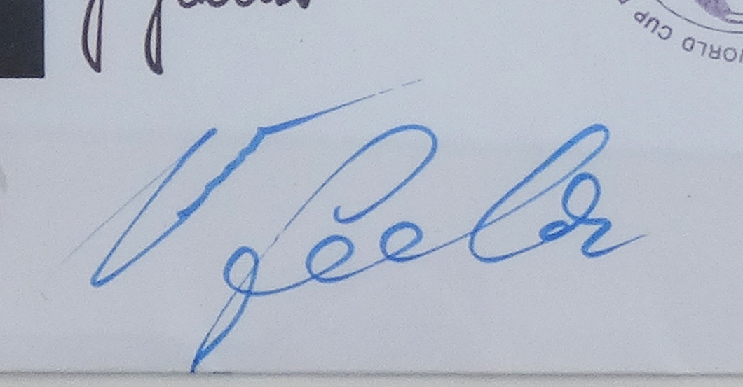 FH Numisbrief WM 1990    FH Numisbrief WM 1990