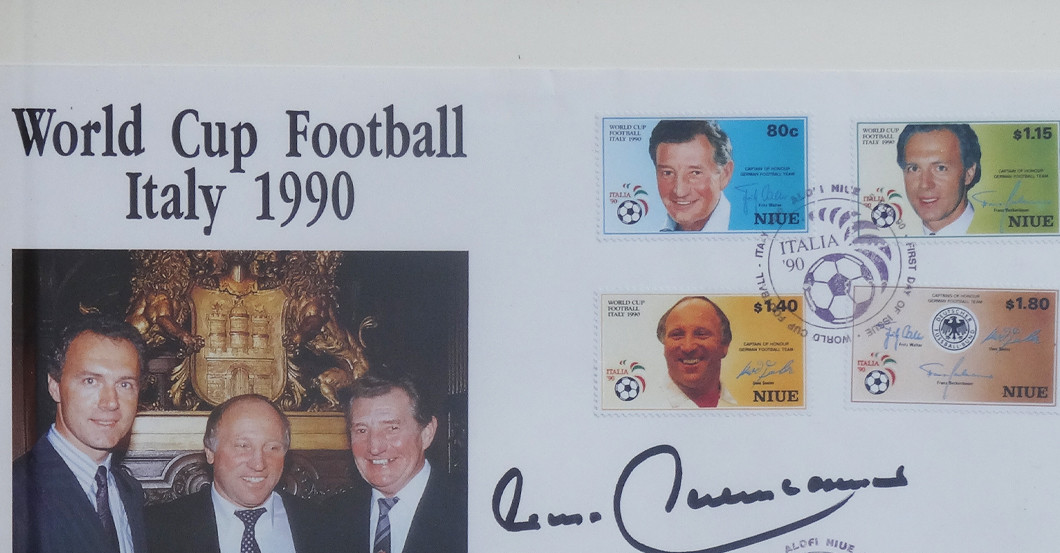 FH Numisbrief WM 1990    FH Numisbrief WM 1990