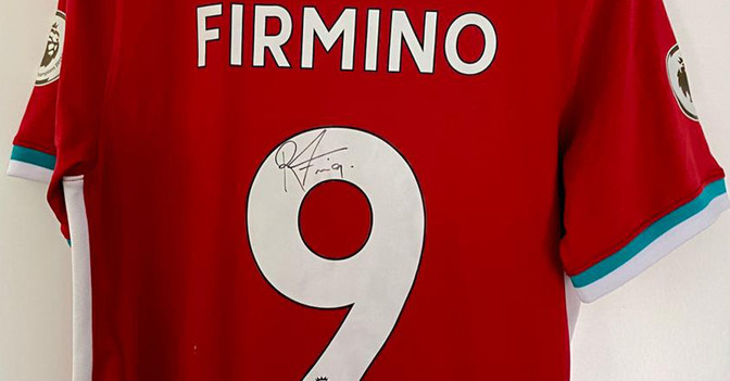 Firmino Trikot getragen   Firmino Trikot getragen