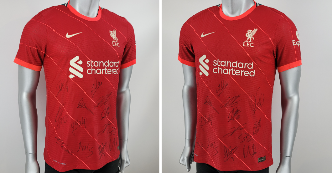  Liverpool Trikot signiert 