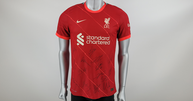 Liverpool Trikot signiert 