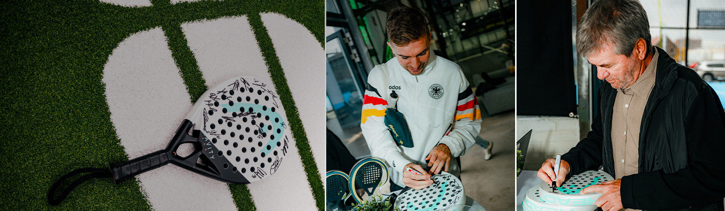  Padel Schläger signiert 