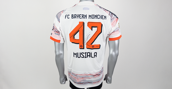 S4K FCB-Trikot Musiala    S4K FCB-Trikot Musiala