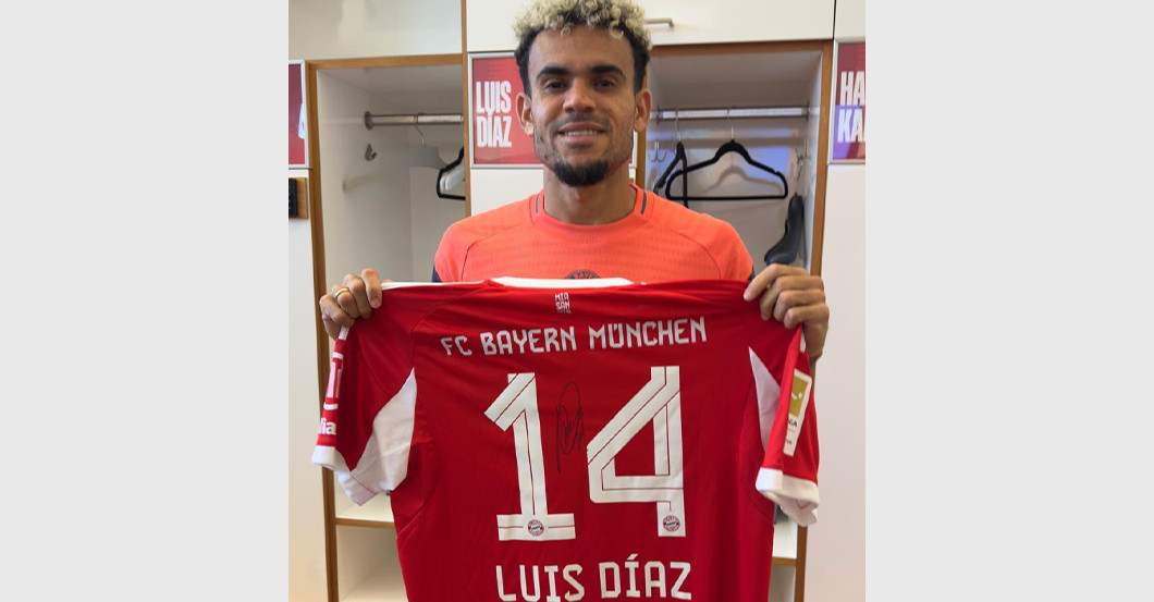 S4K Luis Díaz FCB-Trikot   S4K Luis Díaz FCB-Trikot