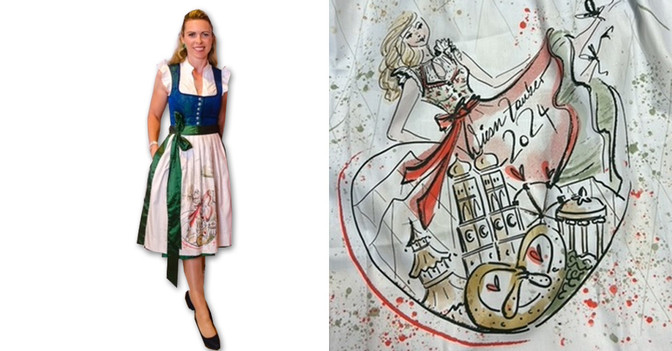 Schürze Thurn und Taxis   Schürze Thurn und Taxis