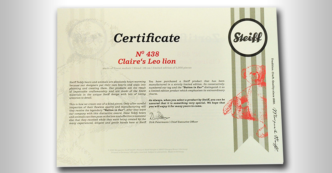 Steiff Löwe   Steiff Löwe