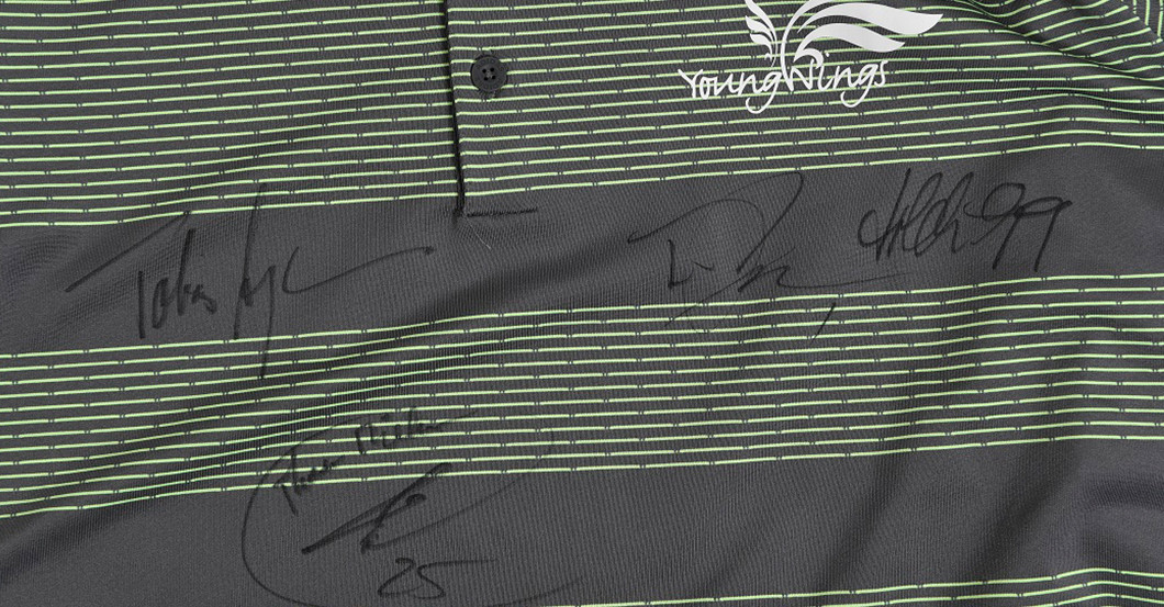 TM Golfshirt signiert   TM Golfshirt signiert