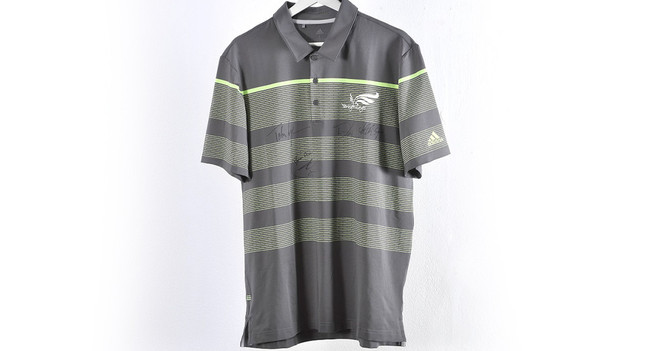 TM Golfshirt signiert   TM Golfshirt signiert