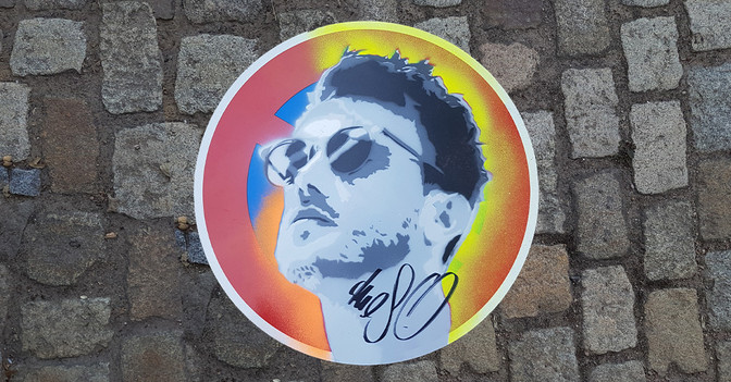 Verkehrsschild Clueso   Verkehrsschild Clueso