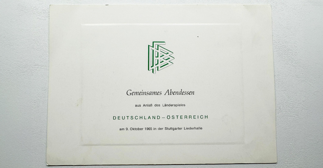  Abendessenkarte Okt 1965 