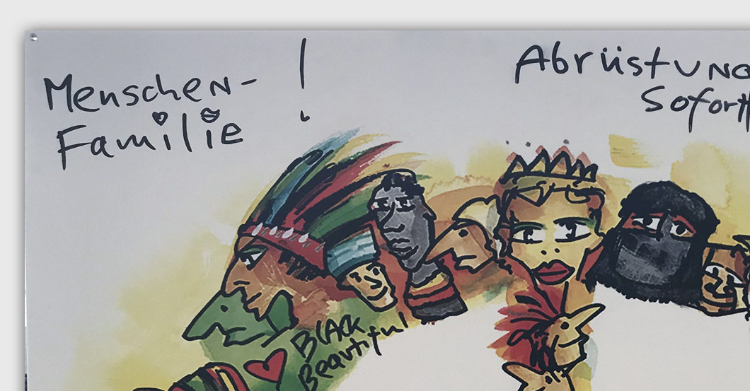 Acryldruck Udo Lindenberg   Acryldruck Udo Lindenberg