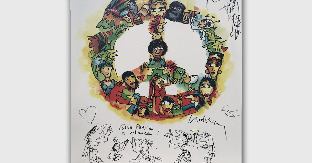 Acryldruck Udo Lindenberg   Acryldruck Udo Lindenberg