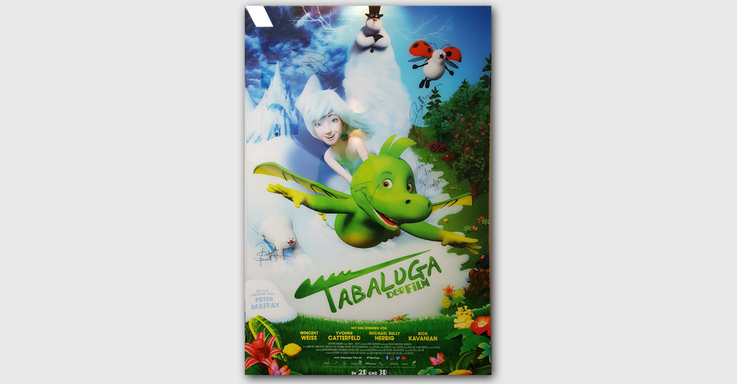 Acryltafel Tabaluga   Acryltafel Tabaluga