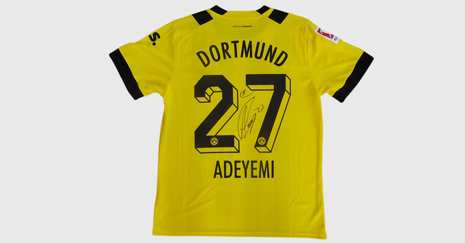 Adeyemi Matchworn Trikot   Adeyemi Matchworn Trikot