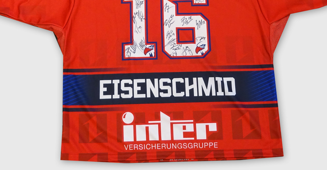 Ewald Adler Mannheim *Hlushko* Hockey Shirt XL XL