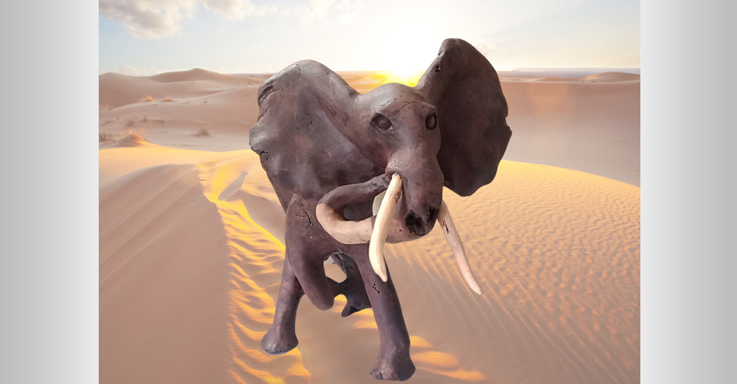 AGA Elefant Skulptur   AGA Elefant Skulptur