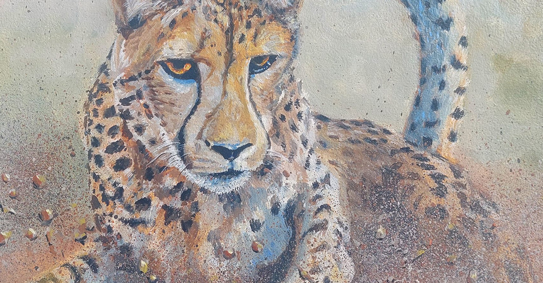 AGA Gepard Gemälde    AGA Gepard Gemälde