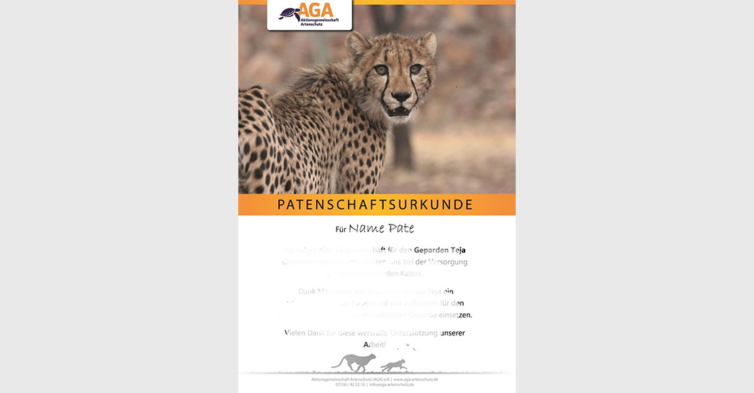 AGA Gepard Plüschtier   AGA Gepard Plüschtier