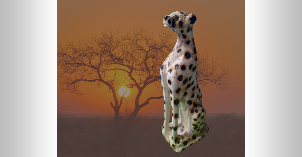 AGA Gepard und Figur   AGA Gepard und Figur