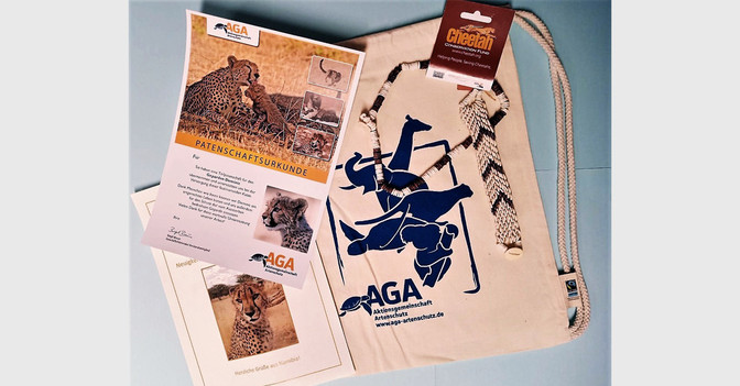 AGA Gepardenpate Schmuck   AGA Gepardenpate Schmuck