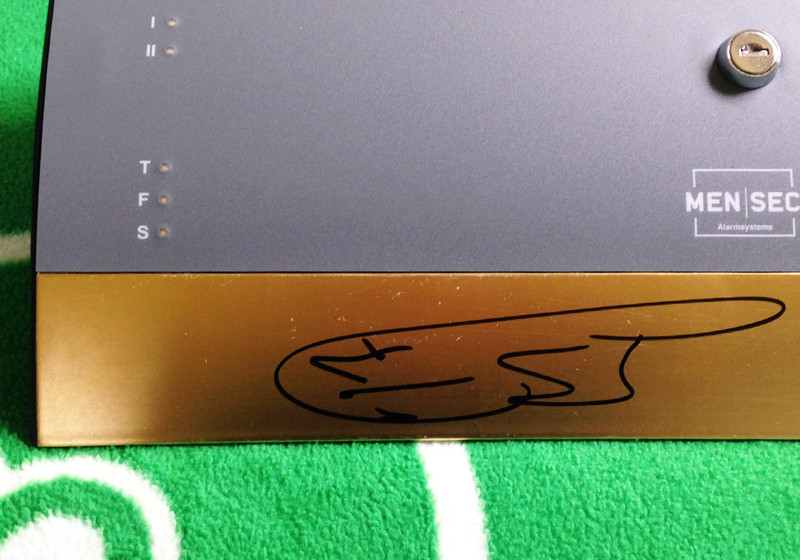  Alarmanlage vergoldet 