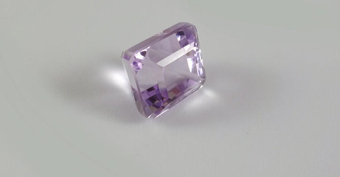 Amethyst Smaragd Schliff   Amethyst Smaragd Schliff