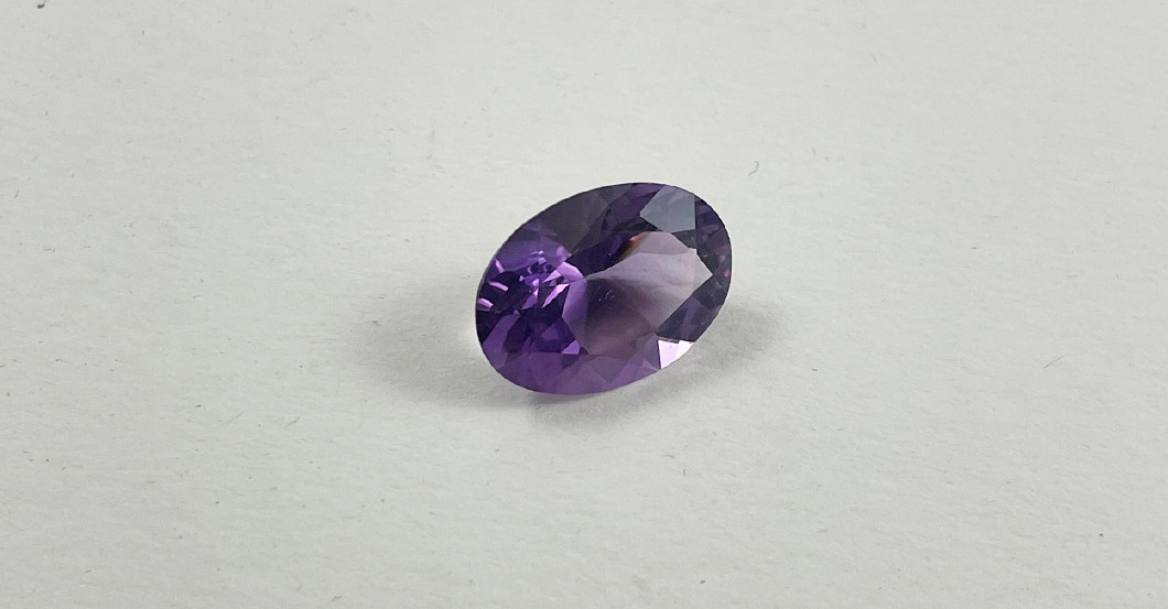 Amethyst violett oval   Amethyst violett oval