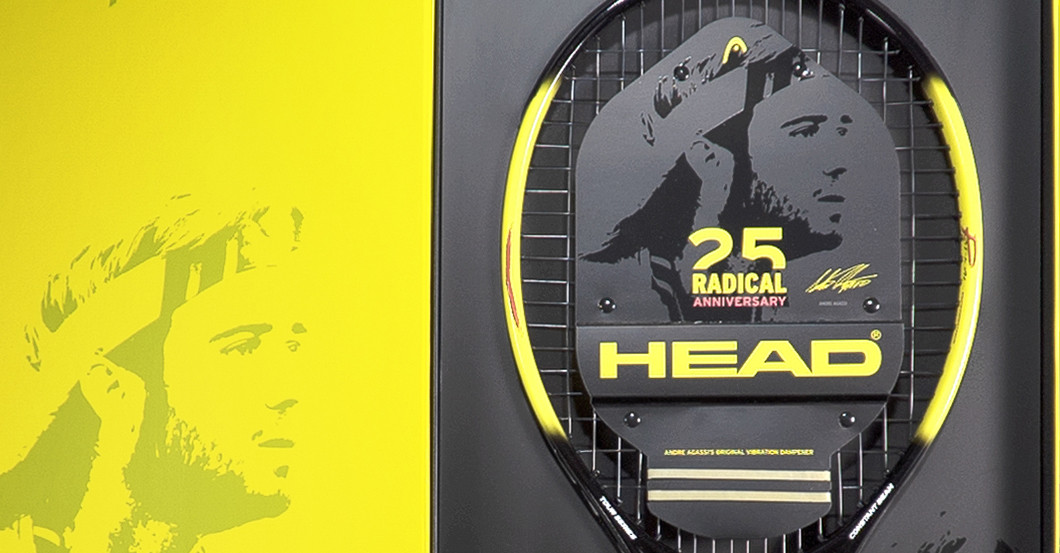  Andre Agassi Schläger Box 