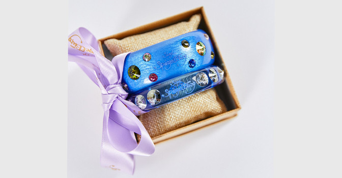 Armreif Duo blau   Armreif Duo blau