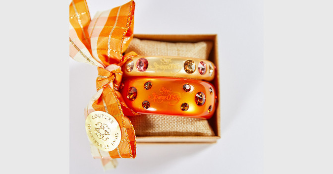 Armreif Duo orange   Armreif Duo orange