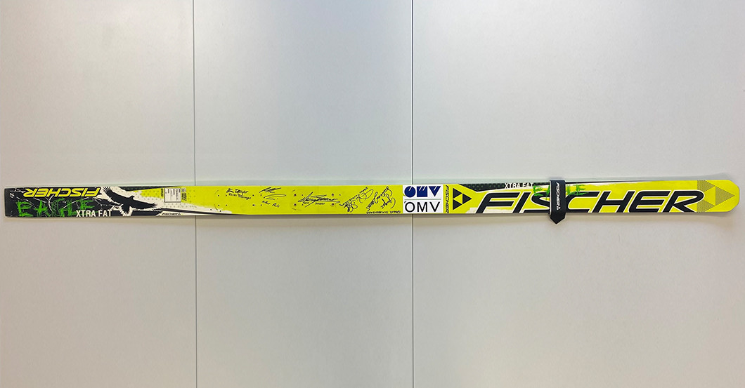 AT Fischer Ski signiert   AT Fischer Ski signiert