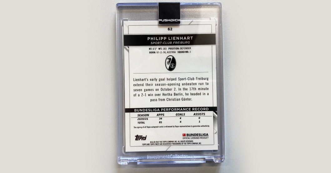 AT Lienhart Sammelkarte   AT Lienhart Sammelkarte