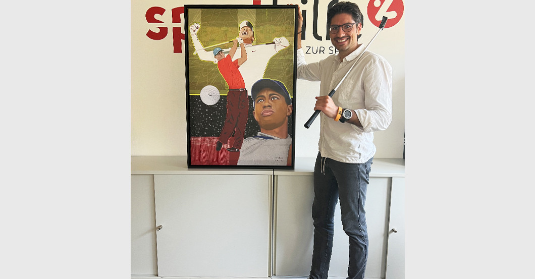 AT Tiger Woods Kunstwerk   AT Tiger Woods Kunstwerk