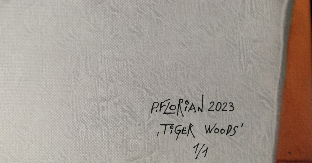 AT Tiger Woods Kunstwerk   AT Tiger Woods Kunstwerk