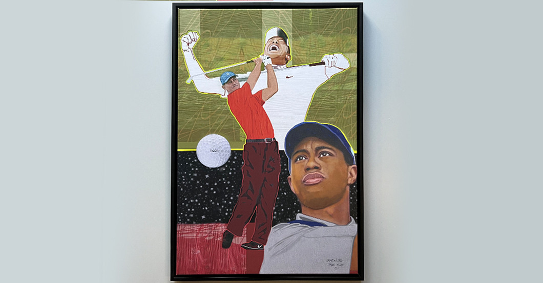 AT Tiger Woods Kunstwerk   AT Tiger Woods Kunstwerk