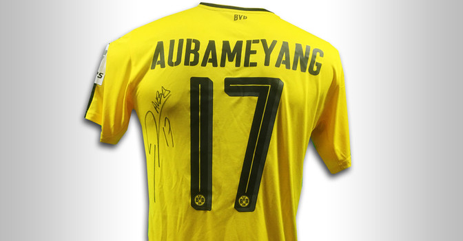 Aubas signiertes Trikot   Aubas signiertes Trikot