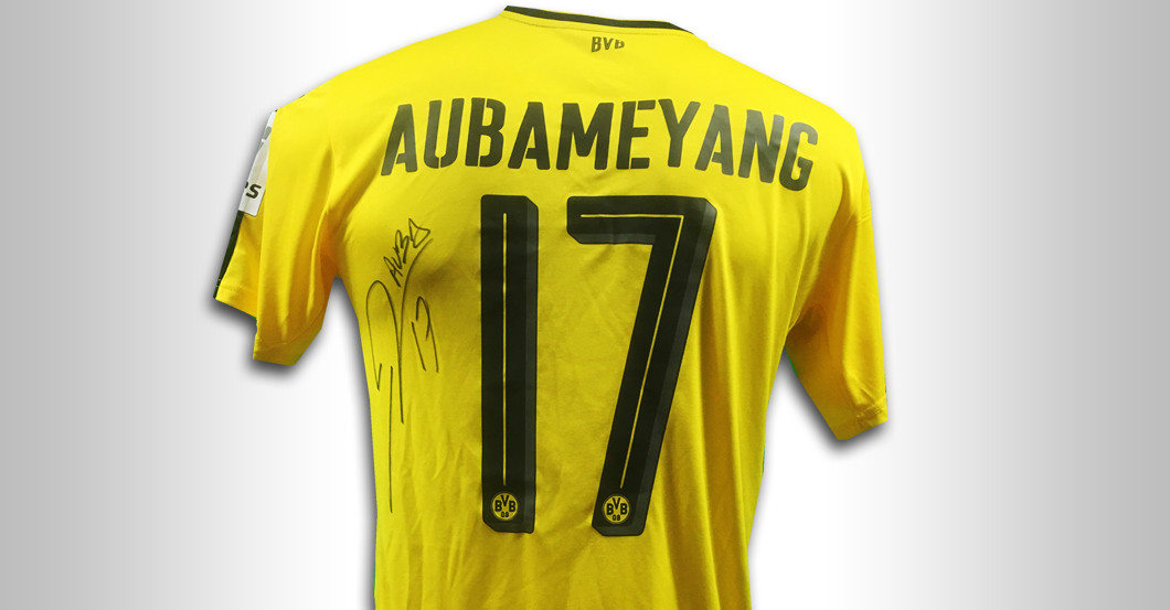  Aubas signiertes Trikot 