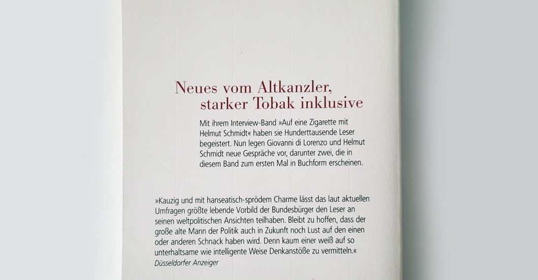  Auf eine Zigarette Buch 