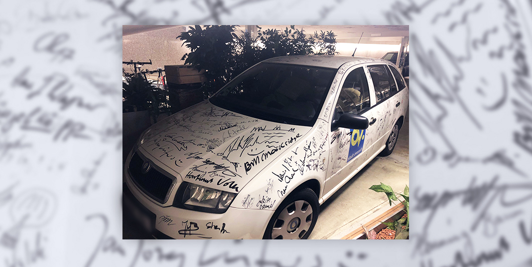 Autogramm Auto   Autogramm Auto