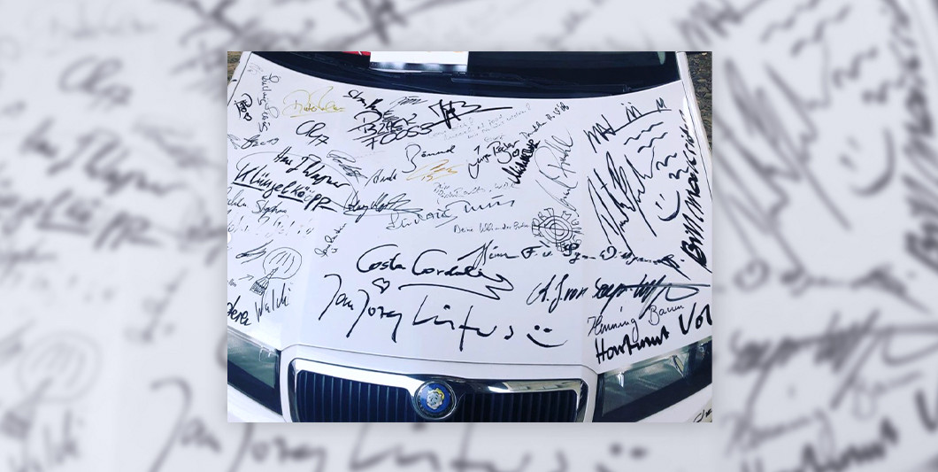 Autogramm Auto   Autogramm Auto