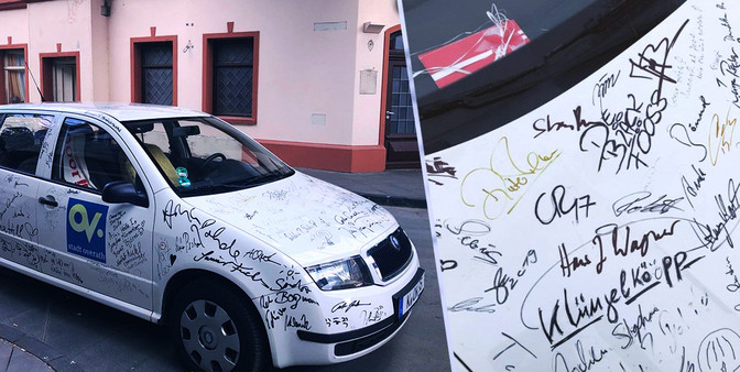 Autogramm Auto   Autogramm Auto